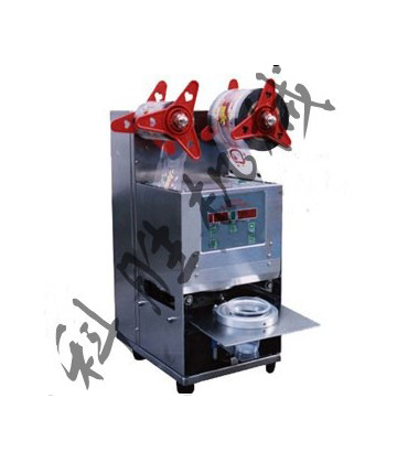 口杯自动封盖机/自动口杯封盖机